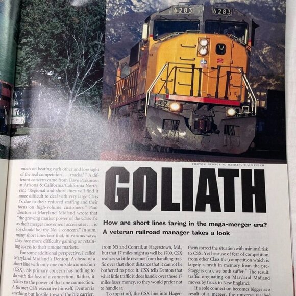 Trains Magazine of Railroading u September 1996 Vol 56 No 9 Short Lines and Mer - Picture 15 of 15